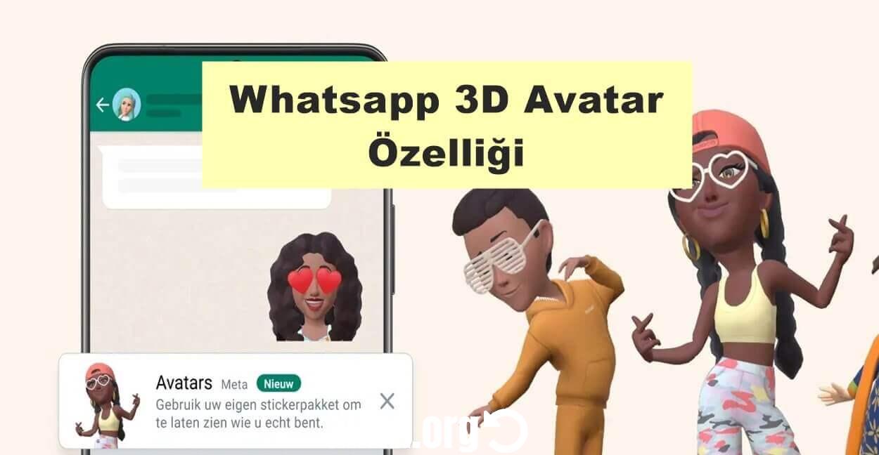 Whatsapp 3D Avatar Özelliği Nasıl Kullanılır?